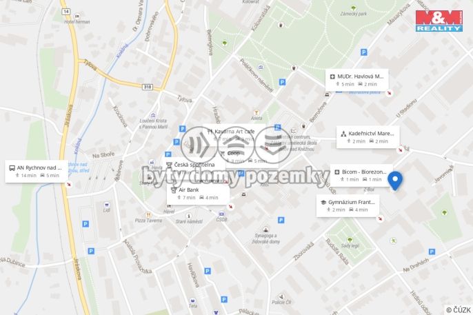 Pronájem, Byt 3+kk, Rychnov nad Kněžnou