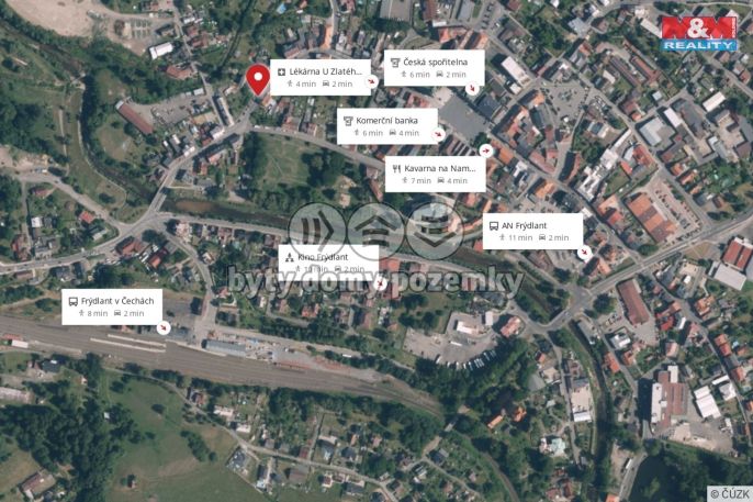 Pronájem, Byt 1+kk, Frýdlant