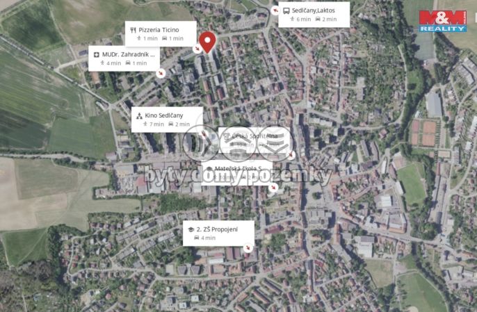 Pronájem, Byt 2+1, Sedlčany