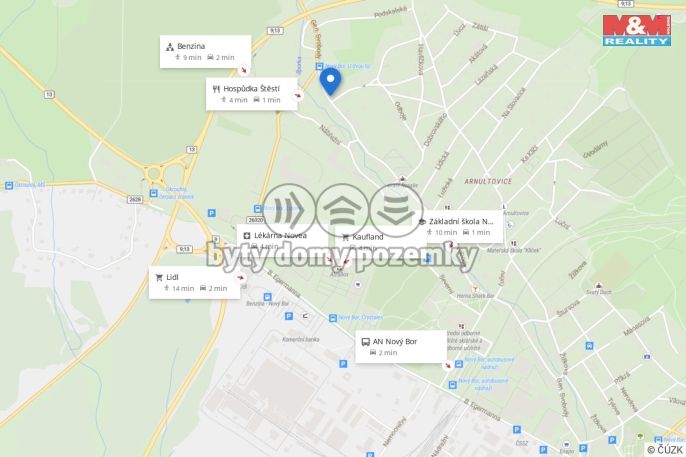 Pronájem, Byt 3+1, Nový Bor