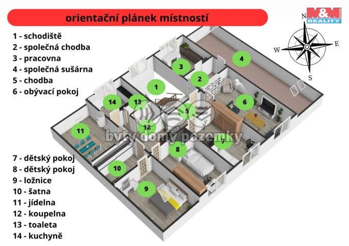 Prodej, Byt 5+1 a větší, Ledeč nad Sázavou