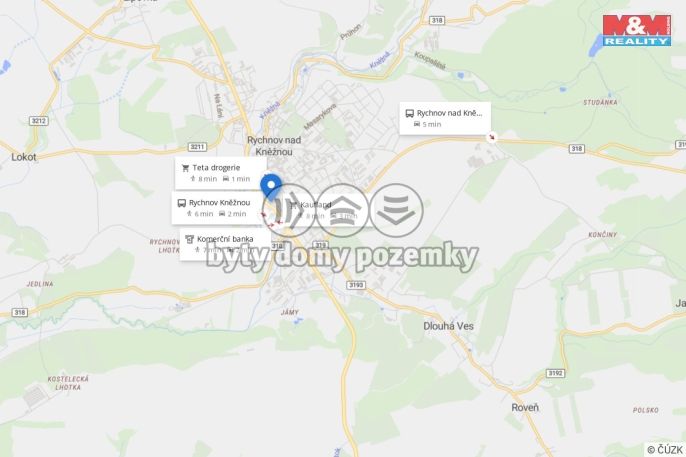 Pronájem, Obchod a služby, Rychnov nad Kněžnou