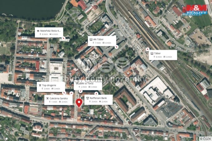 Pronájem, Byt 2+kk, Tábor