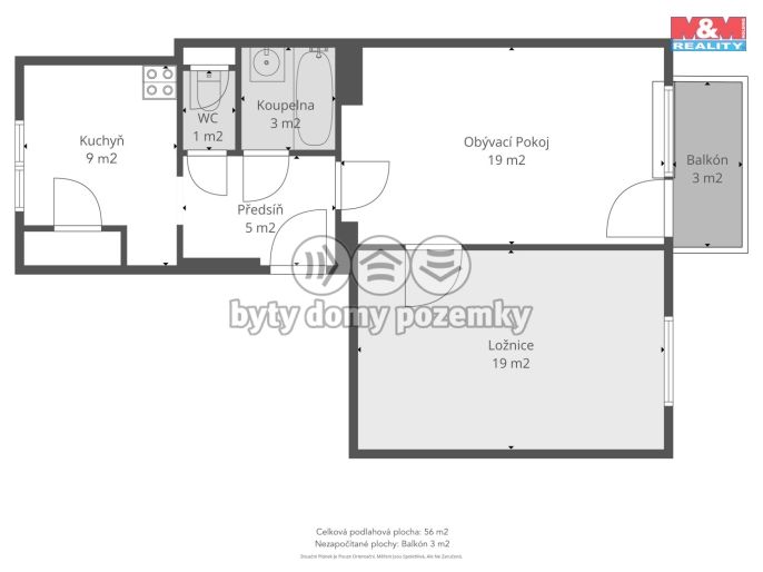Prodej, Byt 2+1, Příbram