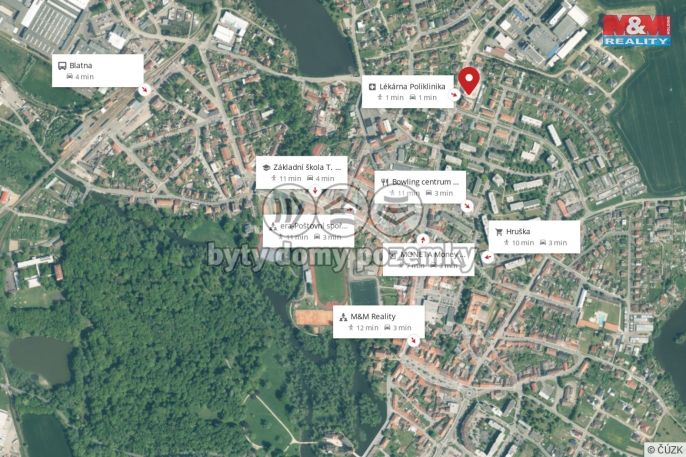 Pronájem, Byt 3+1, Blatná