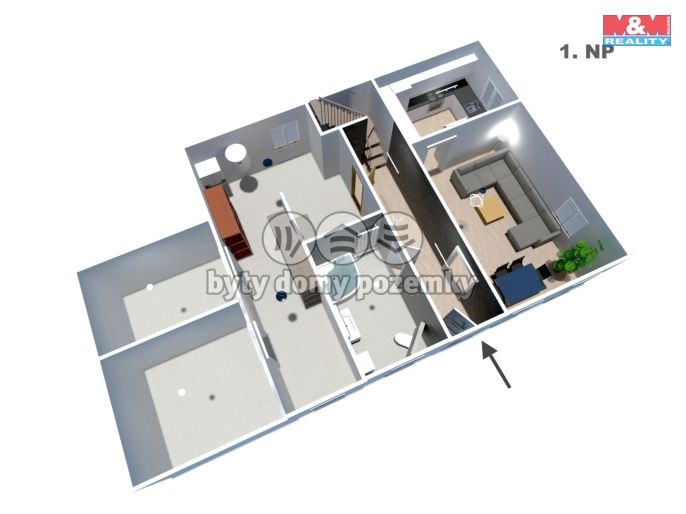 Prodej, Rodinný dům, Okounov