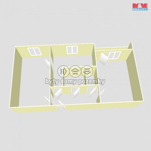 Pronájem, Byt 2+1, Ostrava