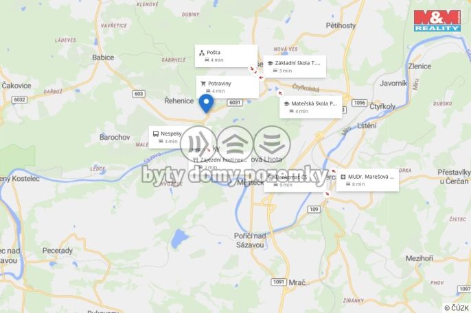 Prodej, Byt 3+1, Řehenice