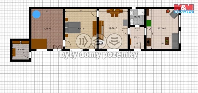 Prodej, Rodinný dům, Třebešice