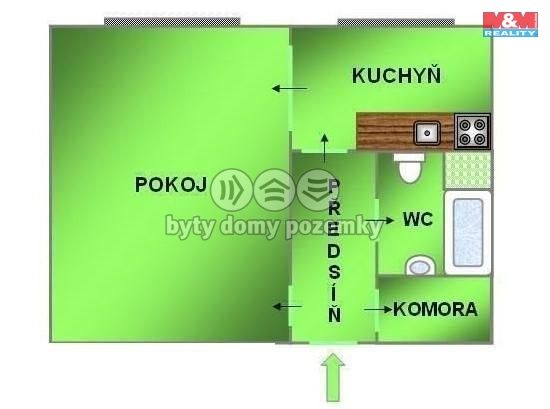Pronájem, Byt 1+1, Liberec