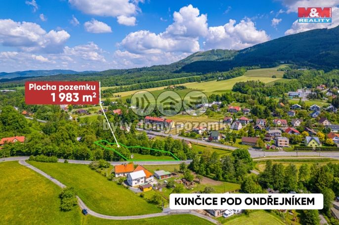 Prodej, Pozemek k bydlení, Kunčice pod Ondřejníkem