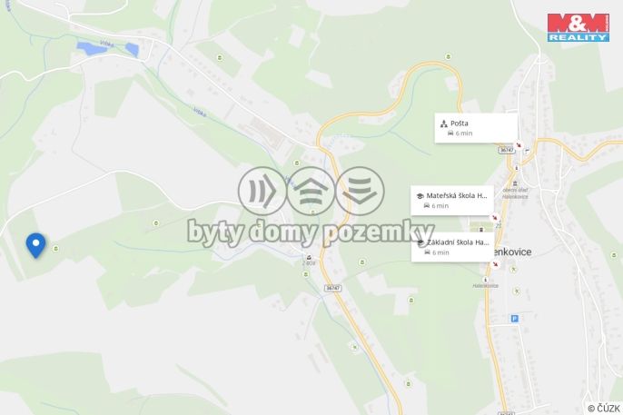 Prodej, Pozemek k bydlení, Halenkovice