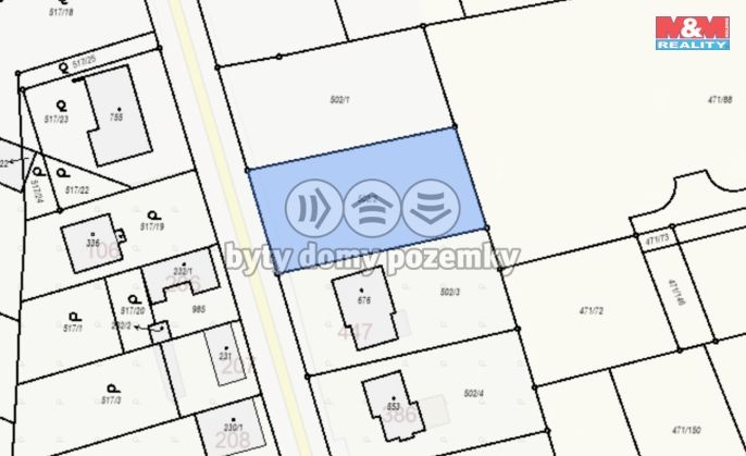 Prodej, Pozemek k bydlení, Kly