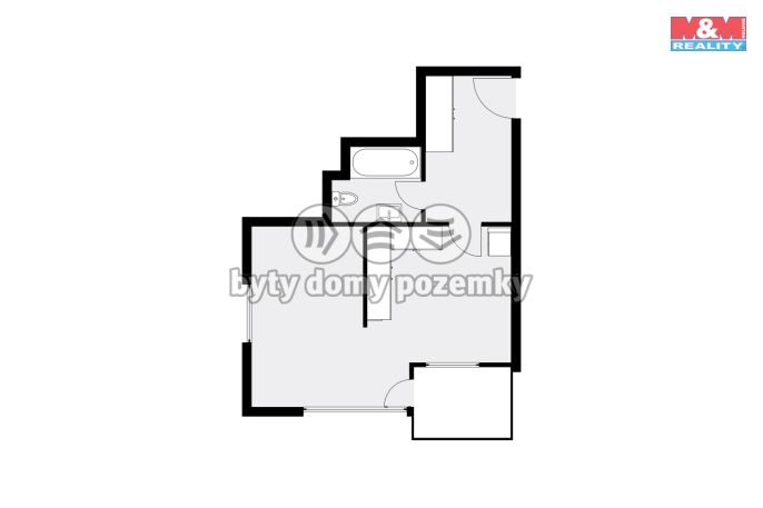 Prodej, Byt 1+kk, Hradec Králové