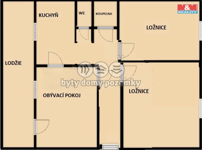 Pronájem, Byt 3+1, Praha