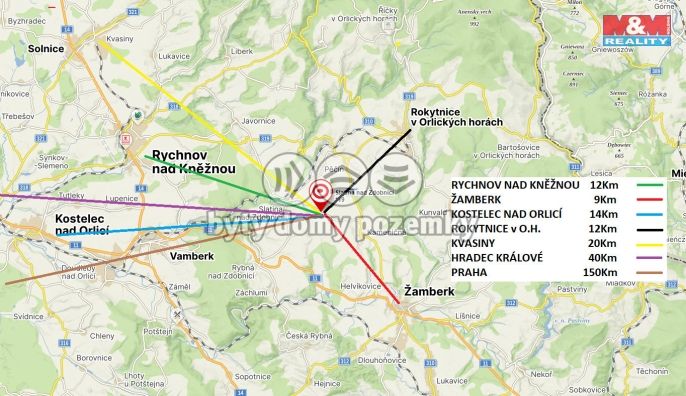 Prodej, Chata, Slatina nad Zdobnicí