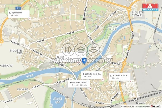 Pronájem, Byt 2+kk, Strakonice