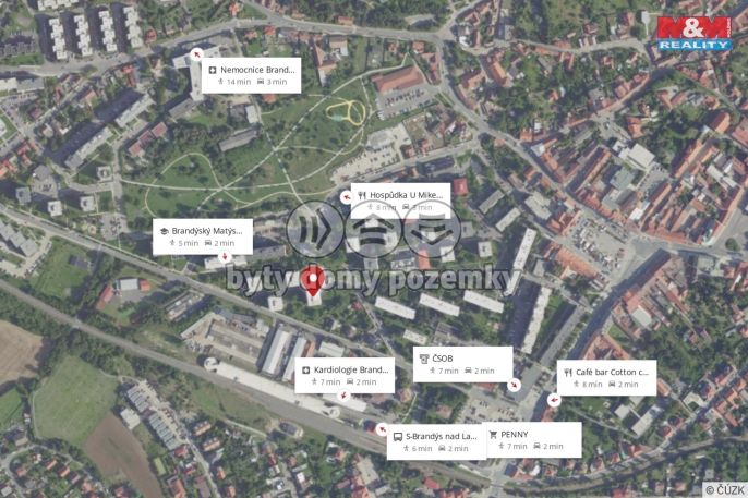 Prodej, Byt 3+1, Brandýs nad Labem-Stará Boleslav