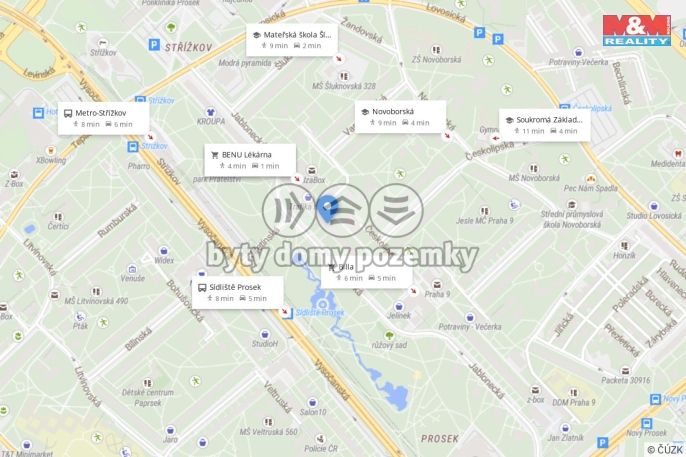 Pronájem, Byt 3+1, Praha