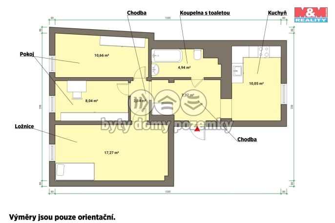 Prodej, Byt 3+1, Aš