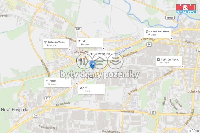 Prodej, Pozemek k bydlení, Plzeň