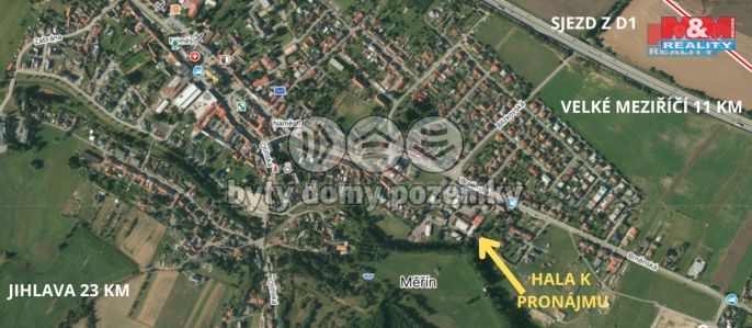 Pronájem, Výrobní objekt, Měřín