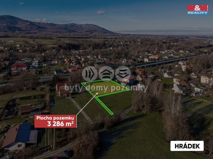 Prodej, Pozemek k bydlení, Hrádek