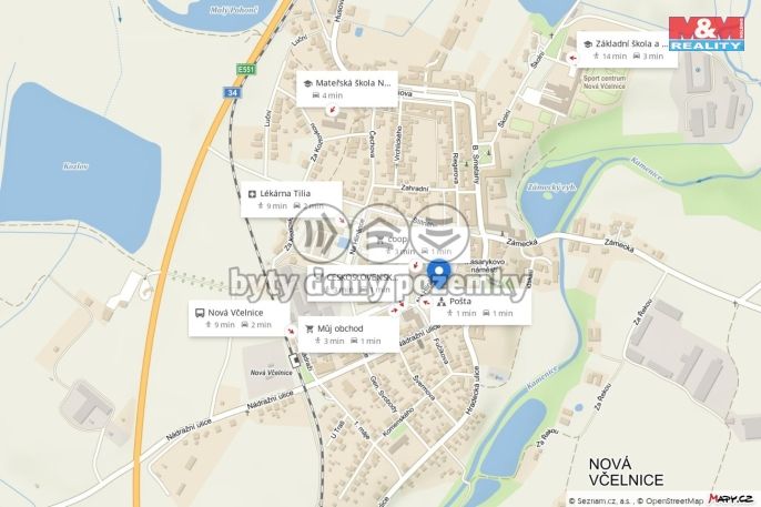 Pronájem, Byt 2+kk, Nová Včelnice