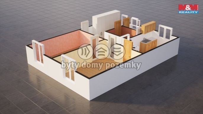 Prodej, Byt 2+1, Ústí nad Labem