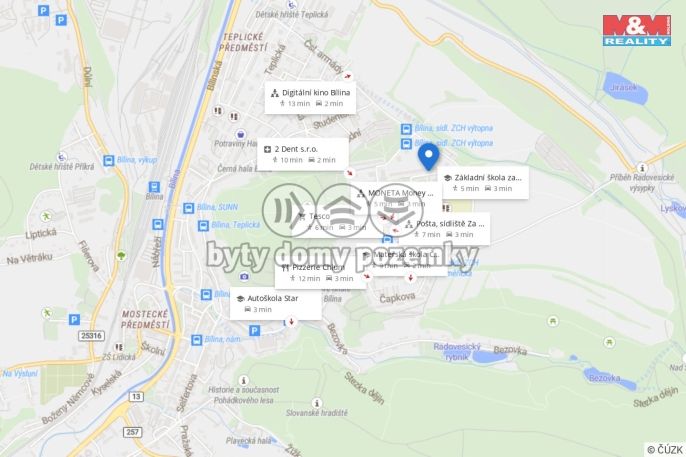 Prodej, Byt 3+1, Bílina