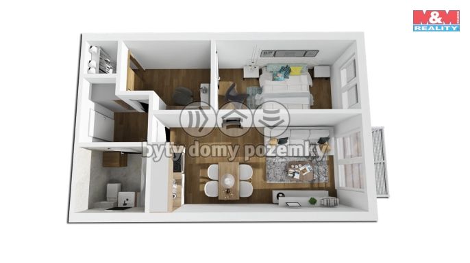 Prodej, Byt 2+kk, Praha