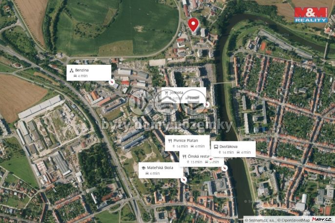 Pronájem, Byt 3+1, Písek
