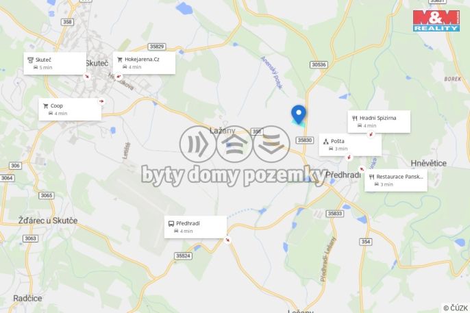 Prodej, Pole, Předhradí