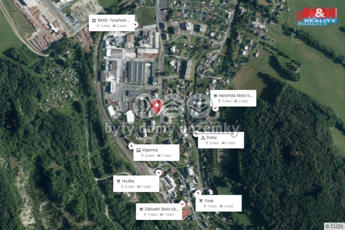 Prodej, Byt 1+1, Vápenná