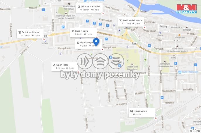 Pronájem, Byt 2+kk, Louny