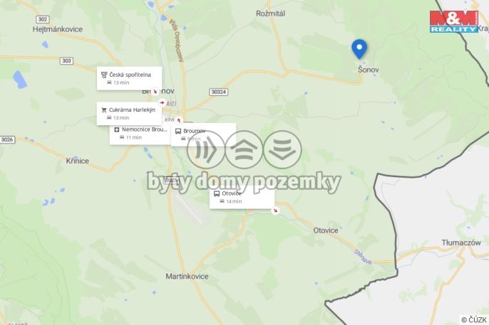 Prodej, Byt 3+1, Šonov