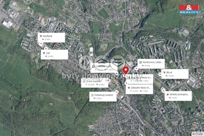 Pronájem, Byt 4+1, Ústí nad Labem