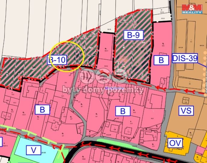 Prodej, Pozemek k bydlení, Mladošovice