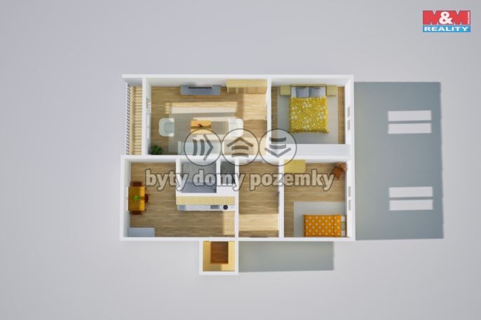 Prodej, Byt 3+1, Ústí nad Labem