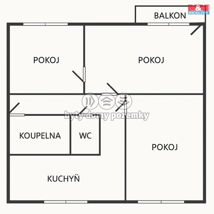 Prodej, Byt 3+1, Jirkov