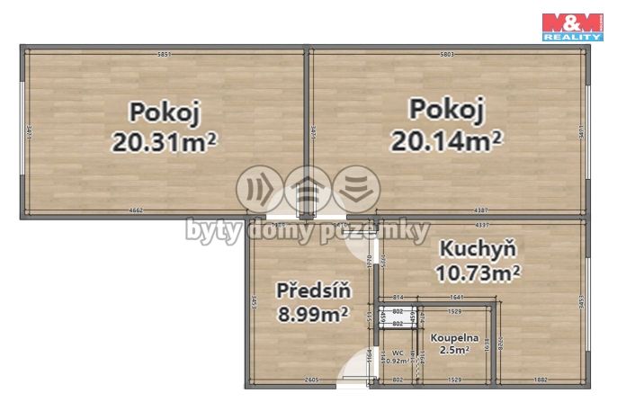 Prodej, Byt 2+1, Plzeň