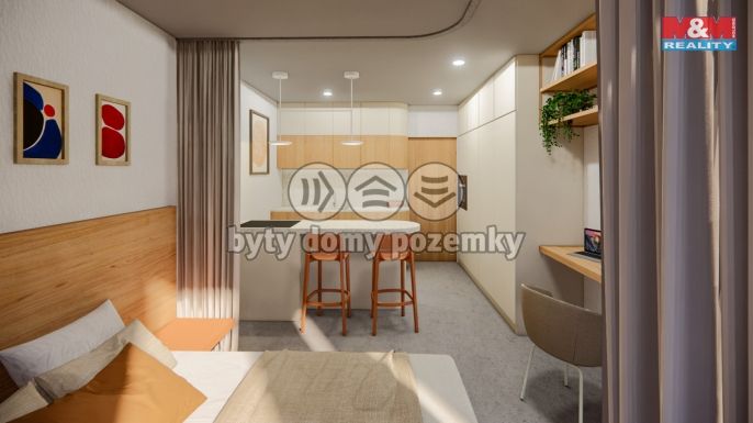 Prodej, Byt 1+kk, Ostrava