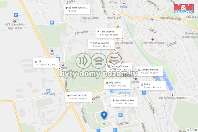 Pronájem, Byt 2+1, Doksy