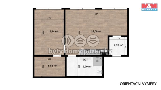 Pronájem, Byt 2+kk, Jablonné v Podještědí