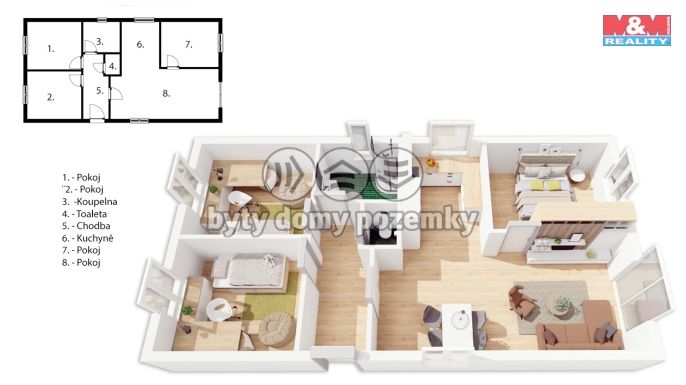 Prodej, Pozemek k bydlení, Jesenice