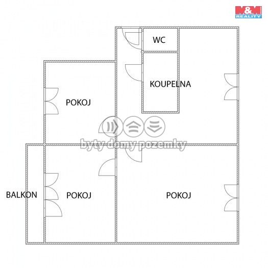 Prodej, Byt 3+1, Kopřivnice