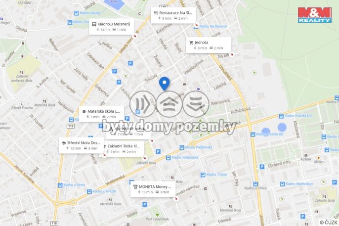 Pronájem, Byt 1+1, Kladno