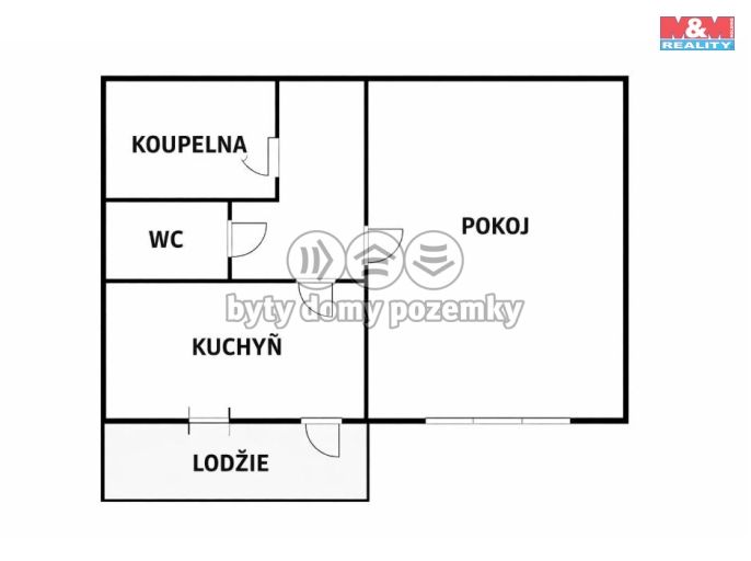 Pronájem, Byt 1+1, Strakonice