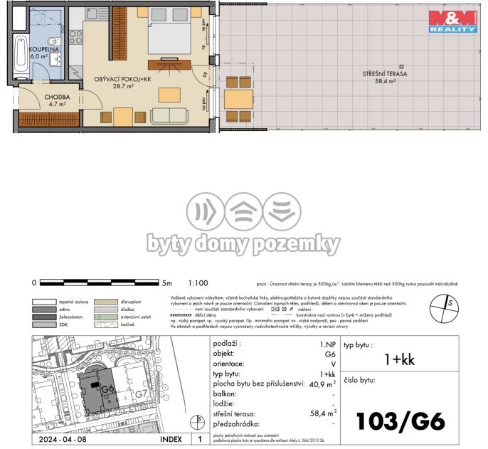 Prodej, Byt 1+kk, Praha