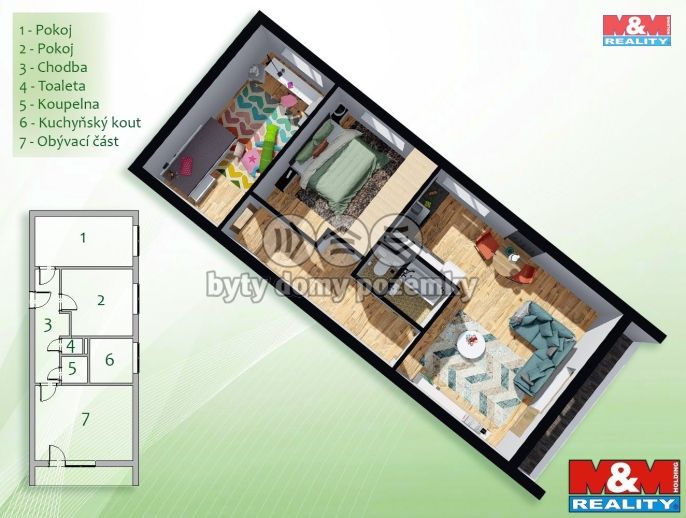 Prodej, Byt 3+kk, Praha